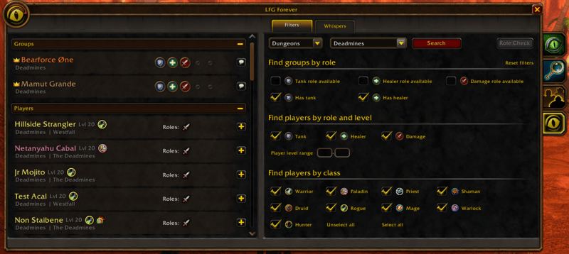 LFG Forever main screen