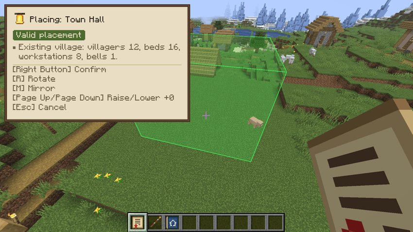 Placing the Town Hall