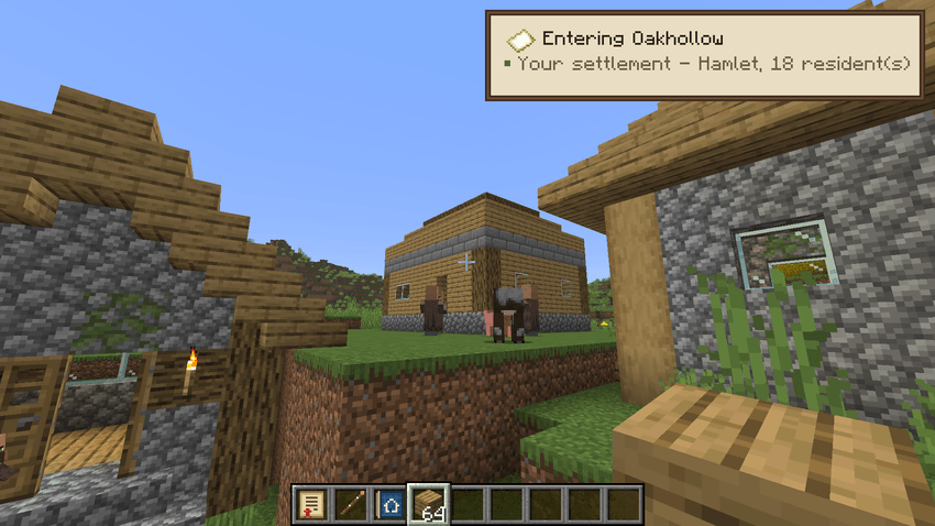 Entering the territory