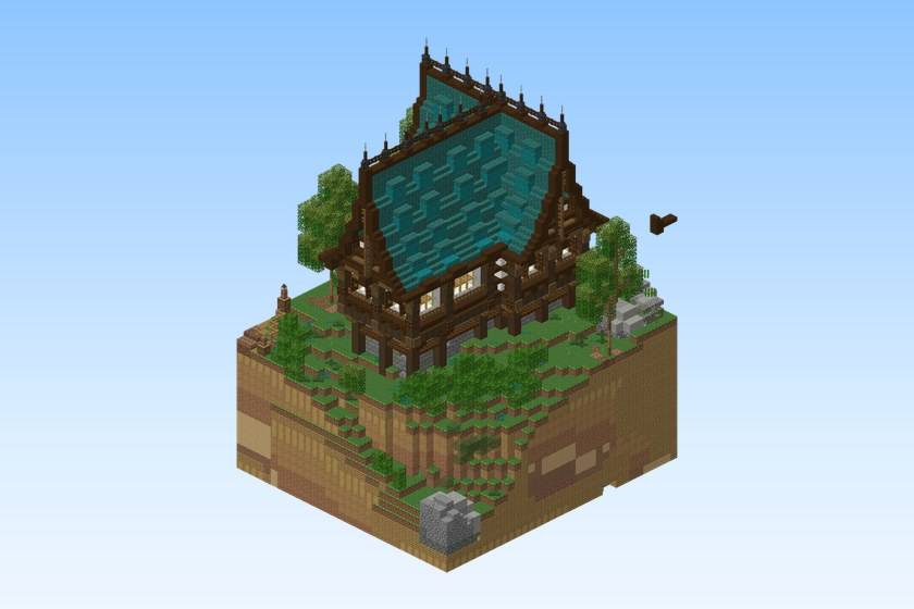 Medieval Hillside Manor
