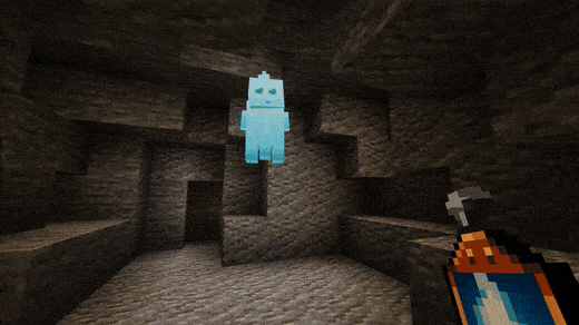Companion Soul exploring caves