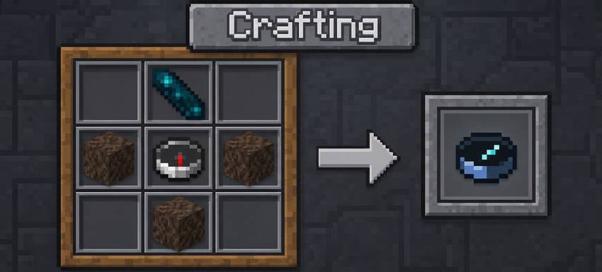 Soulway Compass crafting recipe