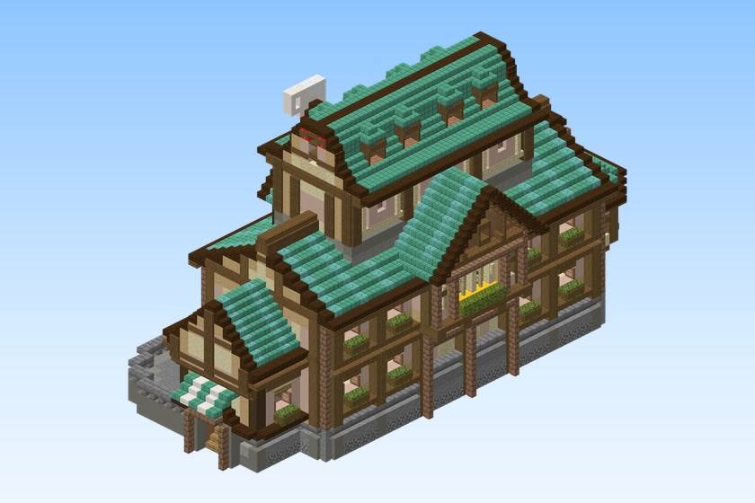 Medieval House 5 - Teal Mansion