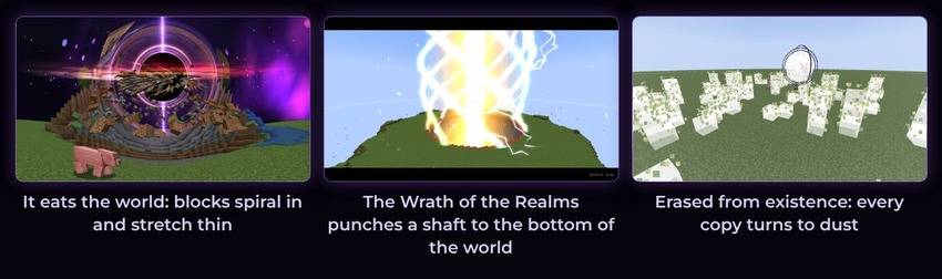 The black hole, the Wrath of the Realms and Oblivion