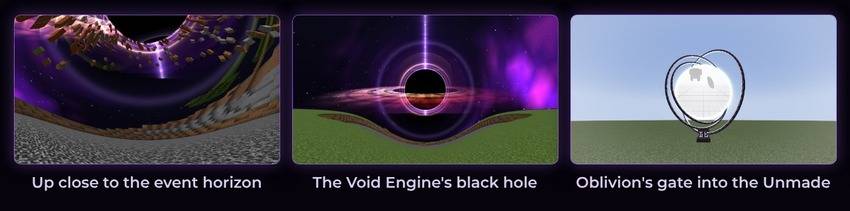 The event horizon, the Void Engine and Oblivion's gate