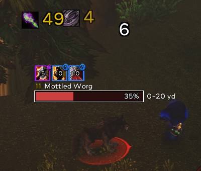 Damage and DoT Ticks over the Nameplate