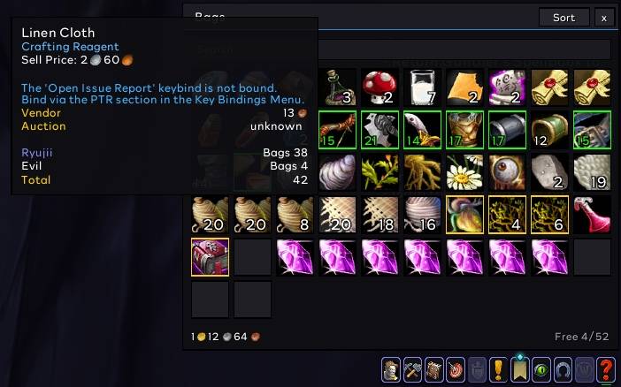 Item Counts on All Your Characters