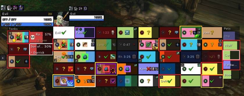 40-Player Raid Frames