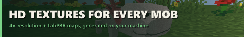 HD textures for every mob