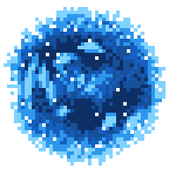 Blue intradimensional portal
