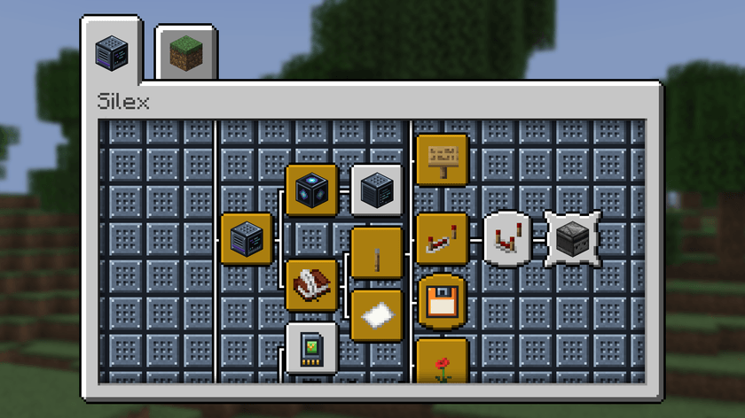 The Silex tab of the advancements screen