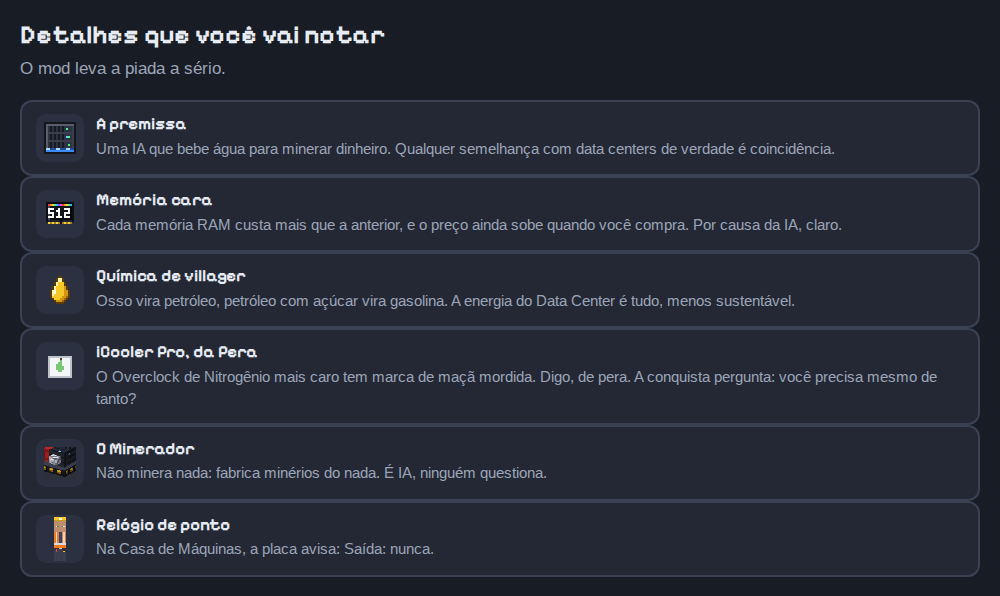 Detalhes que você vai notar