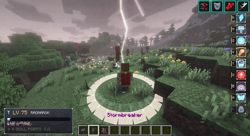 Throw Stormbreaker into combat and unleash its power against your enemies.