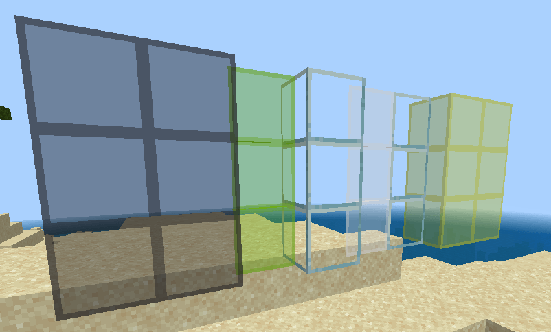 Clear And Borderless Glass — Minecraft Bedrock texture pack, screenshot 3