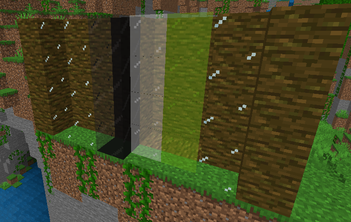 Clear And Borderless Glass — Minecraft Bedrock texture pack, screenshot 2