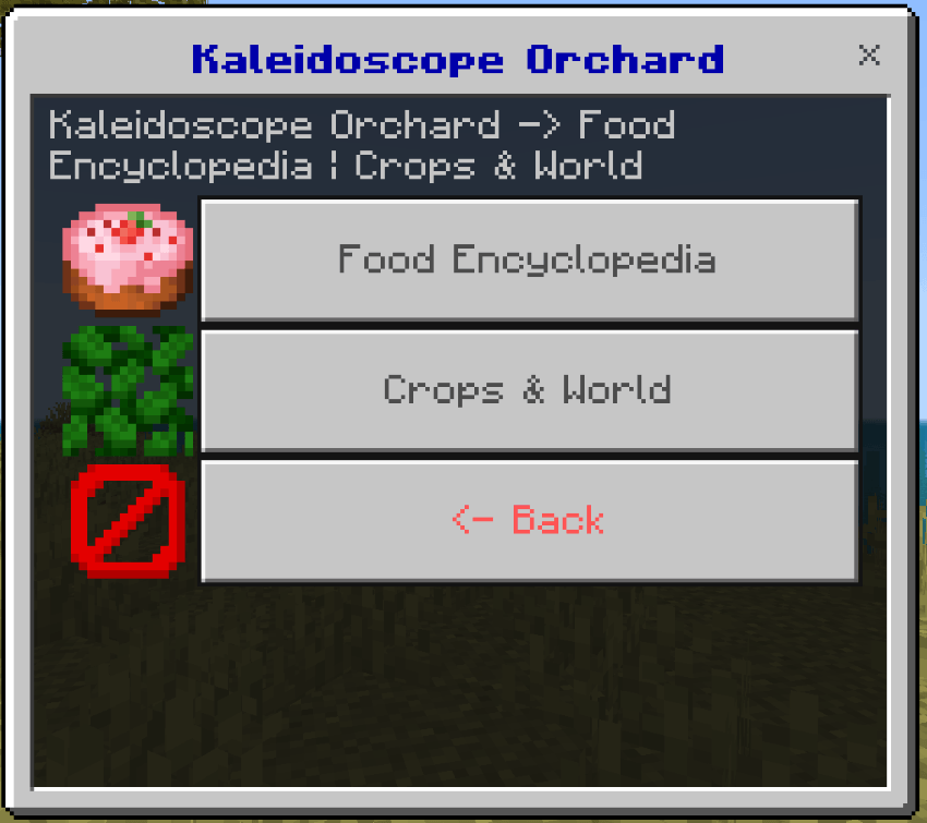 Kaleidoscope Orchard (Unoffical) — Minecraft Bedrock addon, screenshot 2