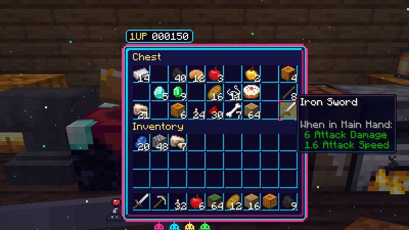 Retro Arcade theme: 8-bit pixel frames