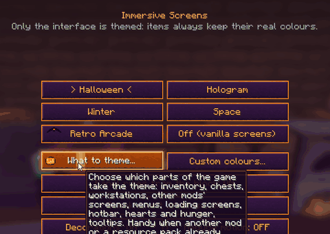 What to theme: a switch for each part