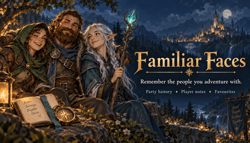 Familiar Faces Banner