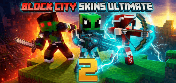 Brock city Skins Ultimate 2 — Minecraft Bedrock skin, screenshot 1