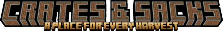 Crates & Sacks | A place for every harvest