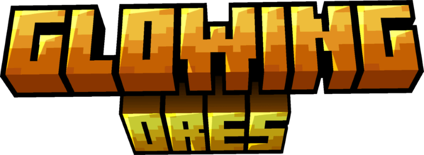 Anormal Glowing Ores — Minecraft Bedrock texture pack, screenshot 1