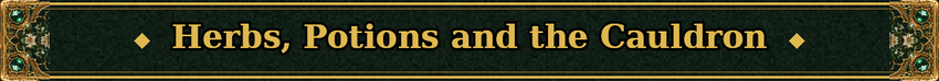 Herbs, Potions and the Emerald Cauldron