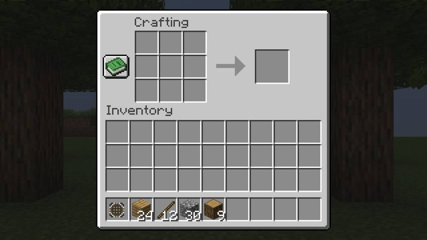 Right click the workbench and a full crafting grid opens wherever you are
