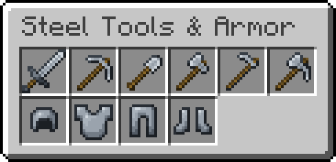 Steel Tools & Armor