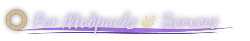 For modpacks and servers