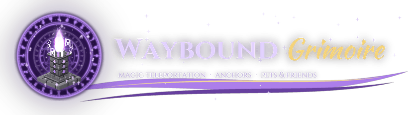 Waybound Grimoire - magic teleportation mod for Minecraft