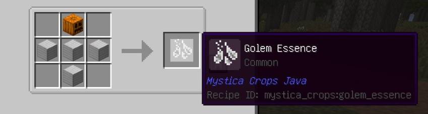 Golem essence recipe