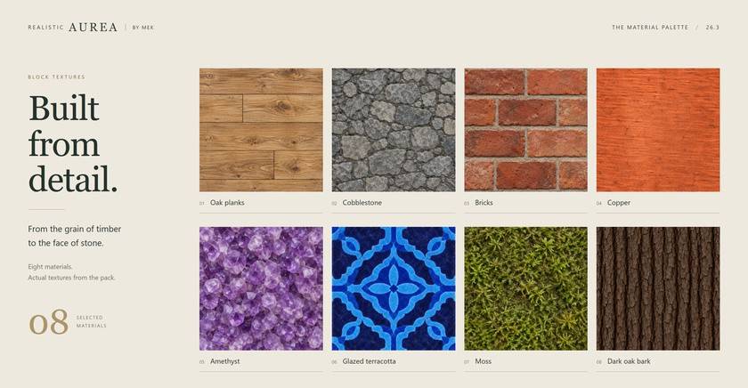 Minecraft Menu Switch Icon Realistic Aurea - Minecraft Resource Packs - CurseForge