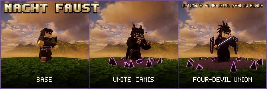 Nacht Faust: base, first and second form