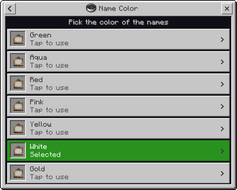 Better Locator Bar — Minecraft Bedrock addon, screenshot 6