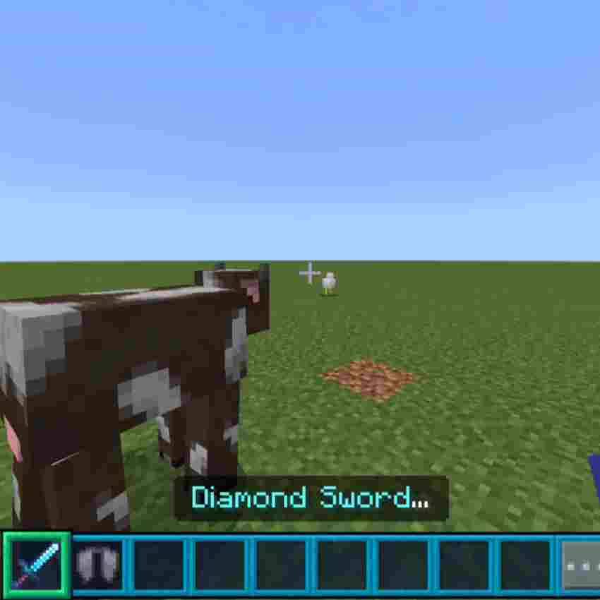 Pluz UI+ – Blue Inventory UI, Quick Craft & Quick Loot — Minecraft Bedrock texture pack, screenshot 2