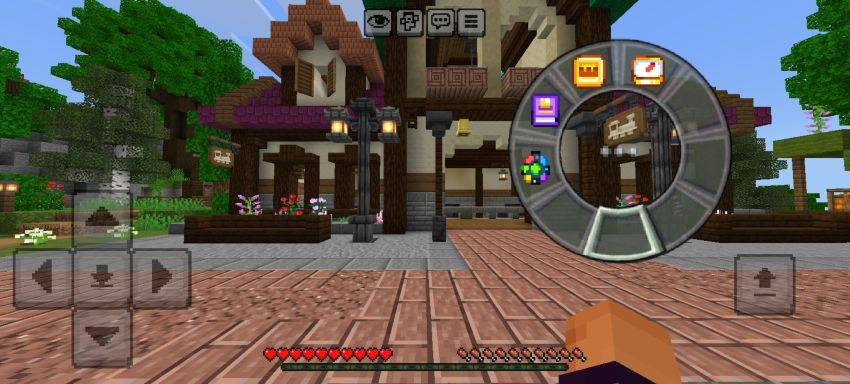 Vanilla Circular Hotbar — Minecraft Bedrock texture pack, screenshot 5