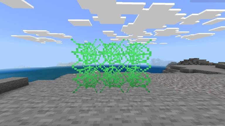 Visible Cobweb — Minecraft Bedrock texture pack, screenshot 2