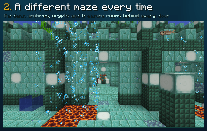 2. A different maze every time
