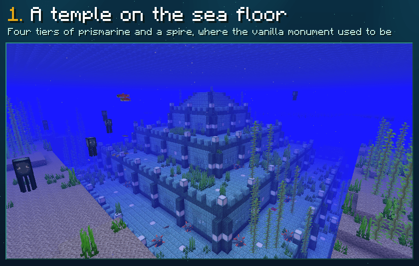 1. A temple on the sea floor