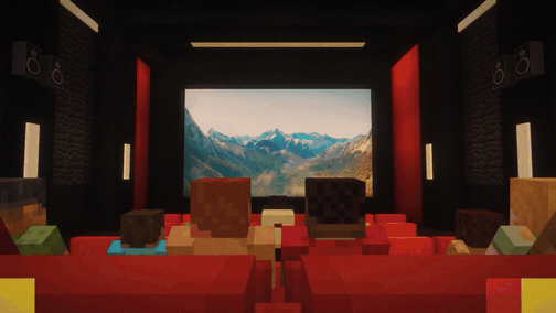Movie night with friends