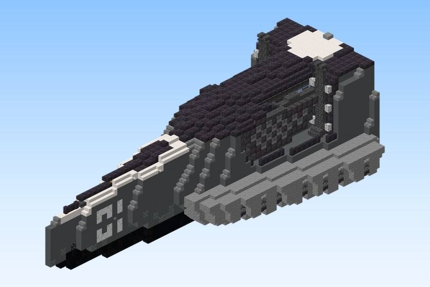 Alien Black Nose Spaceship