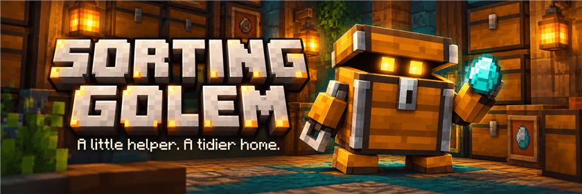 Sorting Golem — a little helper, a tidier home.
