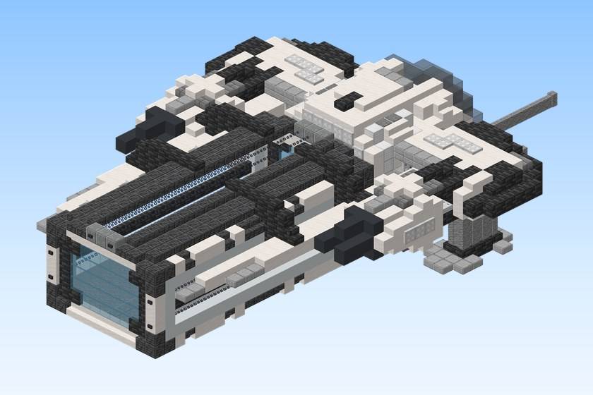 Alien Black White Interceptor
