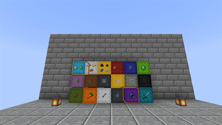 The Find key outlines every box labeled with, or holding, the item