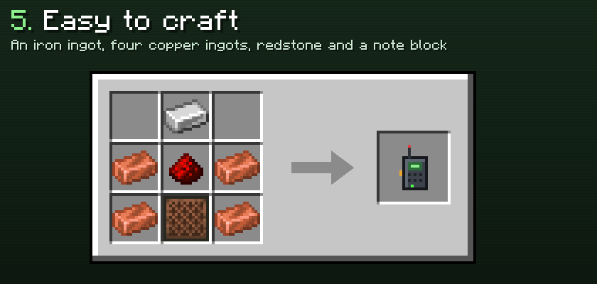 Easy to craft