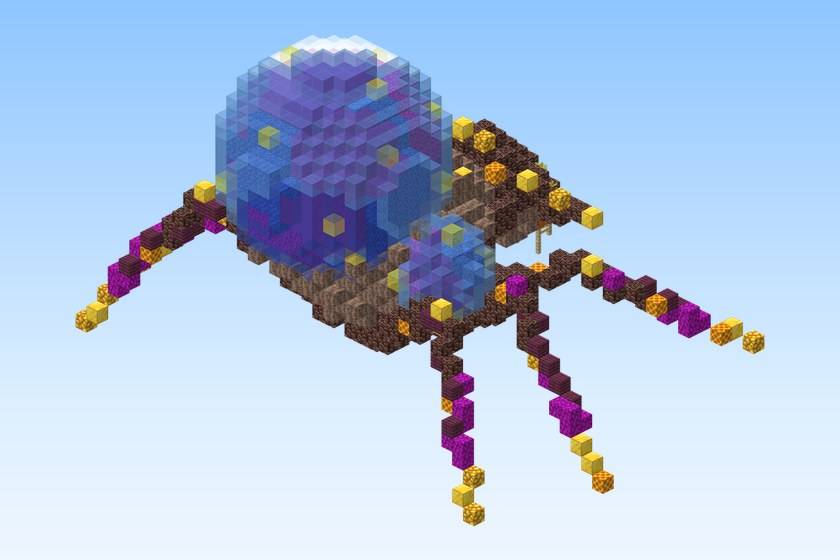 Alien Bubble Spider Yellow