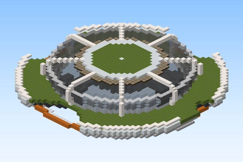 Alien Circular Garden Complex