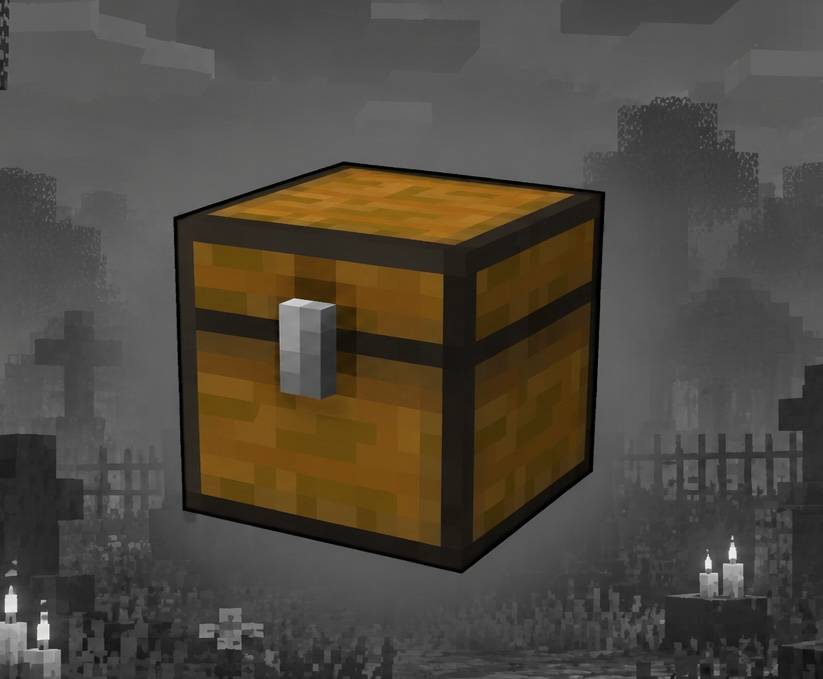 DeathChest │Loot — Minecraft Bedrock addon, screenshot 1
