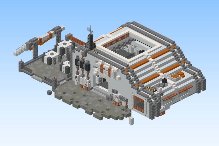 Alien Courtyard Base